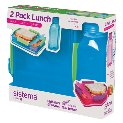 

Набор контейнер и бутылка 475мл Sistema LUNCH 1597