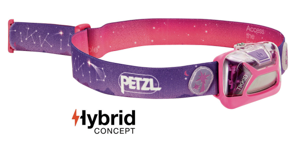 

Фонарь светодиодный налобный Petzl Lamp Tikkid розовый, 20 лм, 3 AAA E091BA01