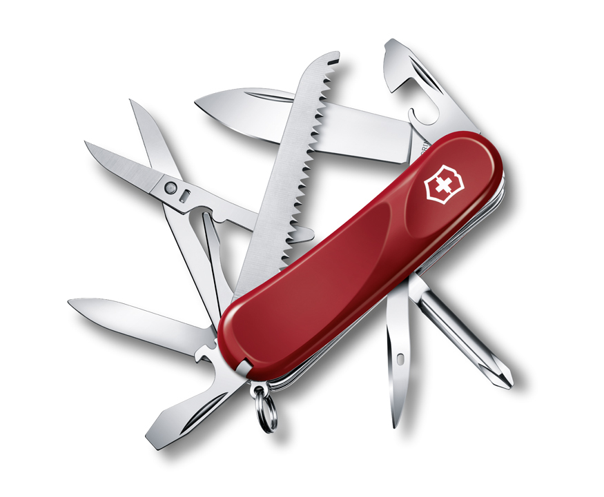 

Нож Victorinox Evolution 18, 85 мм, 15 функций, красный 2.4913.E