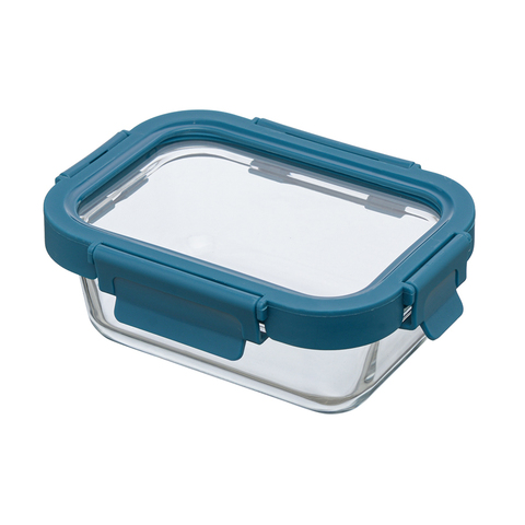 Набор из 3 прямоугольных контейнеров для еды темно-синий Smart Solutions ID301RC_7708C