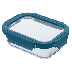 Набор из 3 прямоугольных контейнеров для еды темно-синий Smart Solutions ID301RC_7708C