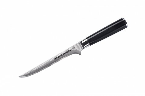 Нож кухонный стальной обвалочный Samura Damascus SD-0063/K