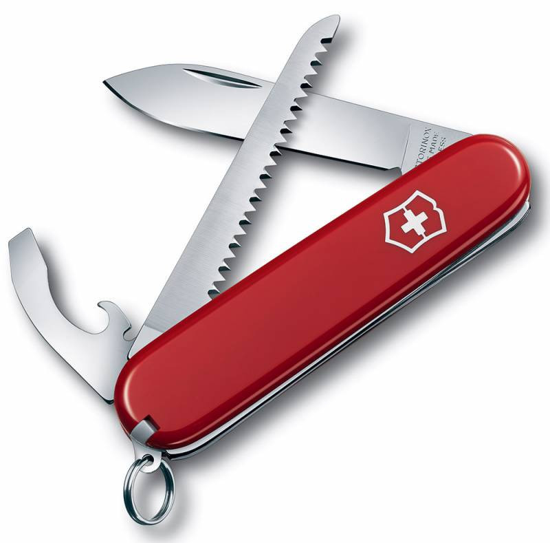 

Нож Victorinox Walker, 84 мм, 9 функций, красный 0.2313