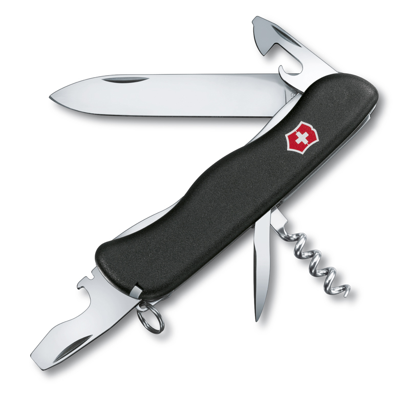 

Нож Victorinox Nomad, 111 мм, 11 функций, черный* 0.8353.3