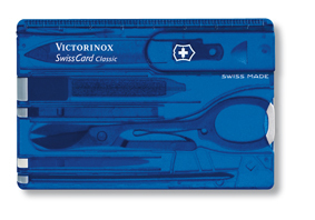 

Швейцарская карточка Victorinox SwissCard, синяя 0.7122.T2