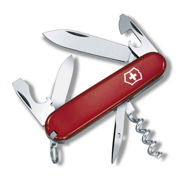 

Нож Victorinox Tourist, 84 мм, 12 функций, красный* 0.3603