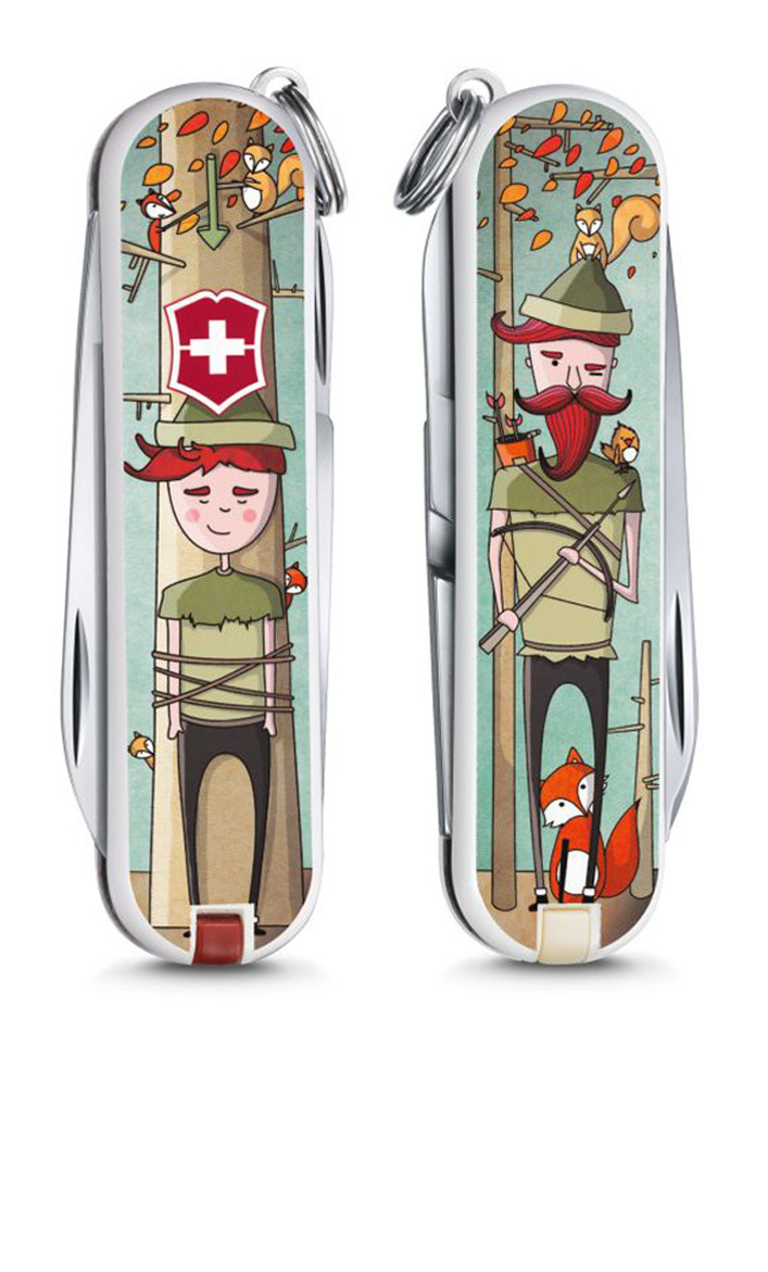 

Нож-брелок Victorinox Classic LE 2016, 58 мм, 7 функций, "Wilhelm Tell" 0.6223.L1609