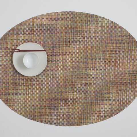 Салфетка подстановочная, жаккардовое плетение, винил, (36х48) Confetti (100132-005) CHILEWICH Mini Basketweave арт. 0025-MNBK-CONF