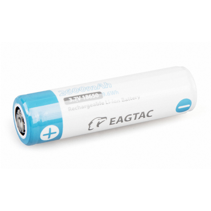 

Аккумулятор Li-Ion EagleTac 18650 PCB 2600 mAh, 3.7В 6941368220317