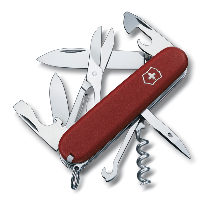 

Нож Victorinox EcoLine, 91 мм, 14 функции, красный матовый 3.3703