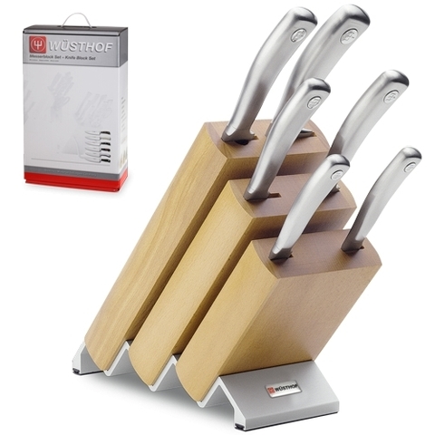 Набор из 6 кухонных ножей и подставки WUSTHOF Culinar арт. 9836