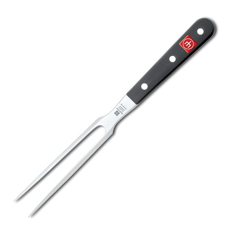 Набор из 6 кухонных ножей, вилки для мяса, ножниц, мусата и подставки WUSTHOF Classic (Золинген) арт. 9843