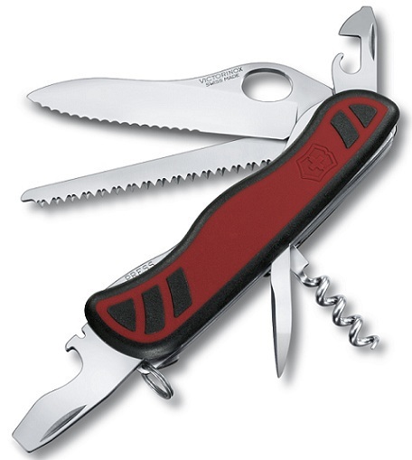 

Нож Victorinox Forester, 111 мм, 10 функций, с фиксатором лезвия, красный с чёрным* 0.8361.MWC