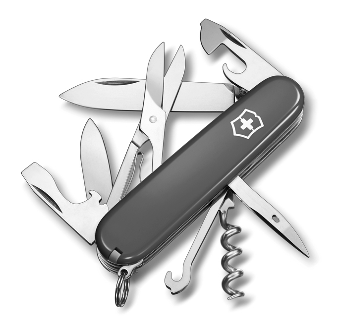 

Нож Victorinox Climber, 91 мм, 14 функций, черный 1.3703.3