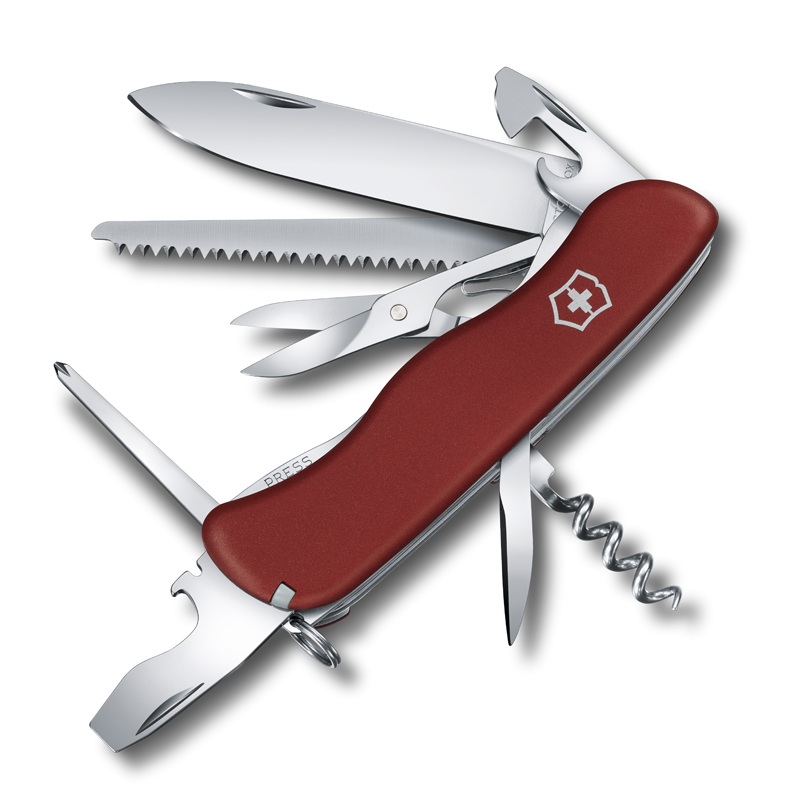 

Нож Victorinox Outrider, 111 мм, 14 функций, красный* 0.8513