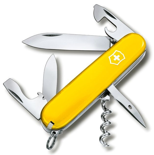 

Нож Victorinox Spartan, 91 мм, 12 функций, желтый 1.3603.8R