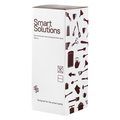 Диспенсер для мыла сенсорный Asne, 380 мл, хром Smart Solutions