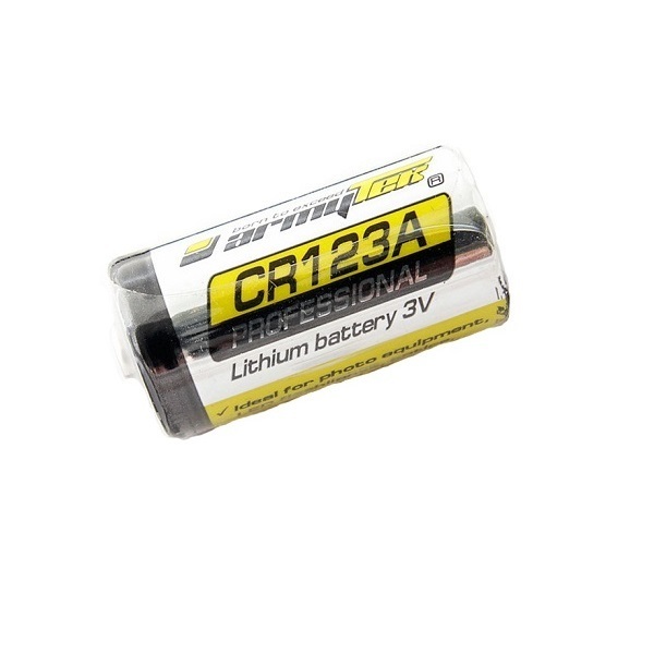

Батарея Armytek CR123A lithium 1600mAh, PTC защита A00101