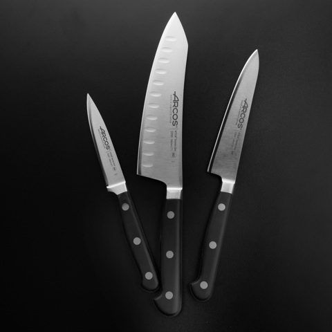 Набор кухонных ножей 3 шт., (10 см, 14 см, 18 см) ARCOS Opera арт. 805900