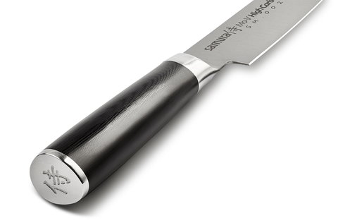 Нож кухонный стальной универсальный Samura Mo-V SM-0021/G-10