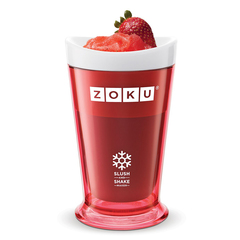 Форма для холодных десертов Zoku Sluch & Shake красная ZK113-RD