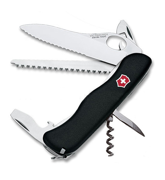 

Нож Victorinox Forester One Hand, 111 мм, 14 функций, черный 0.8363.MW3