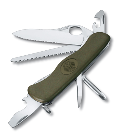 

Нож Victorinox Military, 111 мм, 11 функций, зеленый 0.8461.MW4DE