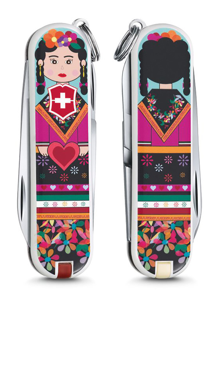 

Нож-брелок Victorinox Classic LE 2016, 58 мм, 7 функций, "Mexican" 0.6223.L1602