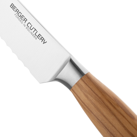 Нож кухонный для хлеба 22 см BERGER CUTLERY Ergo Line Olive арт. BC100222