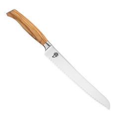Нож кухонный для хлеба 22 см BERGER CUTLERY Ergo Line Olive арт. BC100222