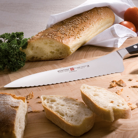 Нож кухонный для хлеба 20 см WUSTHOF Classic Ikon (Золинген) арт. 4124