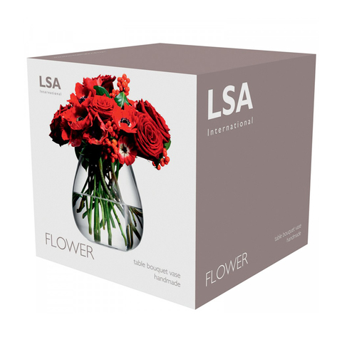 Ваза округлая низкая Flower 17 см LSA International G597-17-301