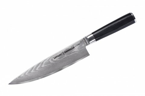 Нож кухонный стальной Шеф Samura Damascus SD-0085/K