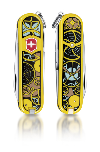 

Нож-брелок Victorinox Classic LE 2014, 58 мм, 7 функций, "Swiss Clockwork" 0.6223.L1402