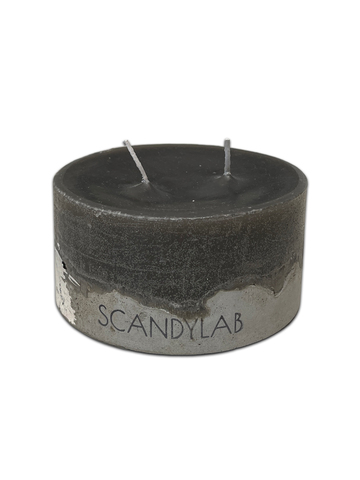 Интерьерная свеча 10х6см SCANDYLAB Beton Candle (серая) SICB-10-6-GR