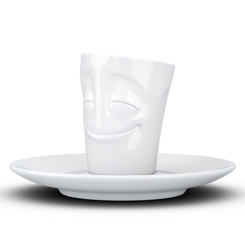 Кофейная чашка с блюдцем Tassen Cheery 80 мл белая T02.12.01