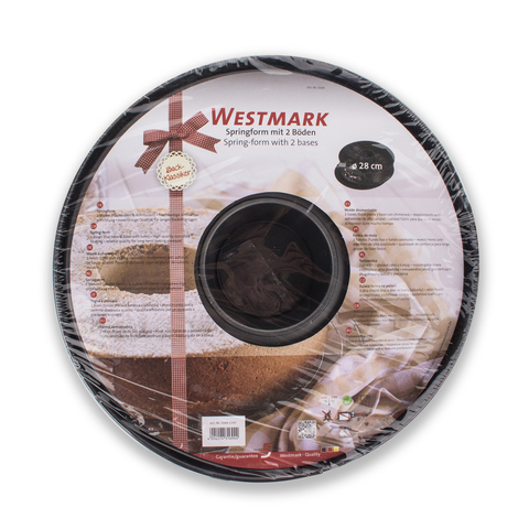 Форма для выпечки круглая, разъемная 28 см, с 2-мя основаниями, алюминий с антипригарным покрытием Westmark Baking арт. 31692240