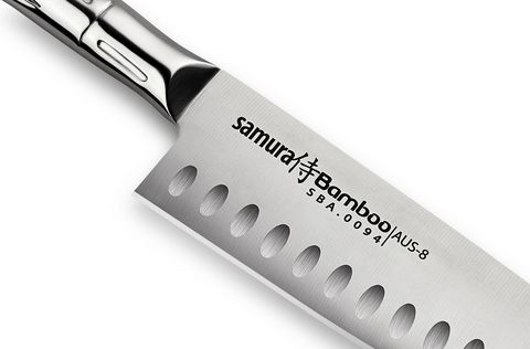 Нож кухонный стальной Сантоку Samura BAMBOO SBA-0094/Y