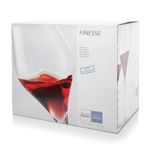 Набор из 6 бокалов для красного вина 437 мл SCHOTT ZWIESEL Finesse арт. 118 603-6