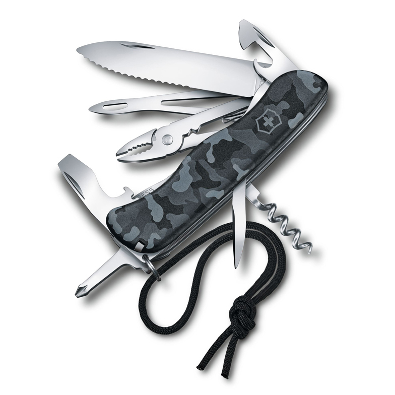 

Нож Victorinox Skipper, 111 мм, 17 функций, морской камуфляж 0.8593.W942