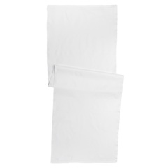 Дорожка белого цвета с фактурным рисунком из хлопка из коллекции Essential, 53х150см Tkano TK21-TR0003