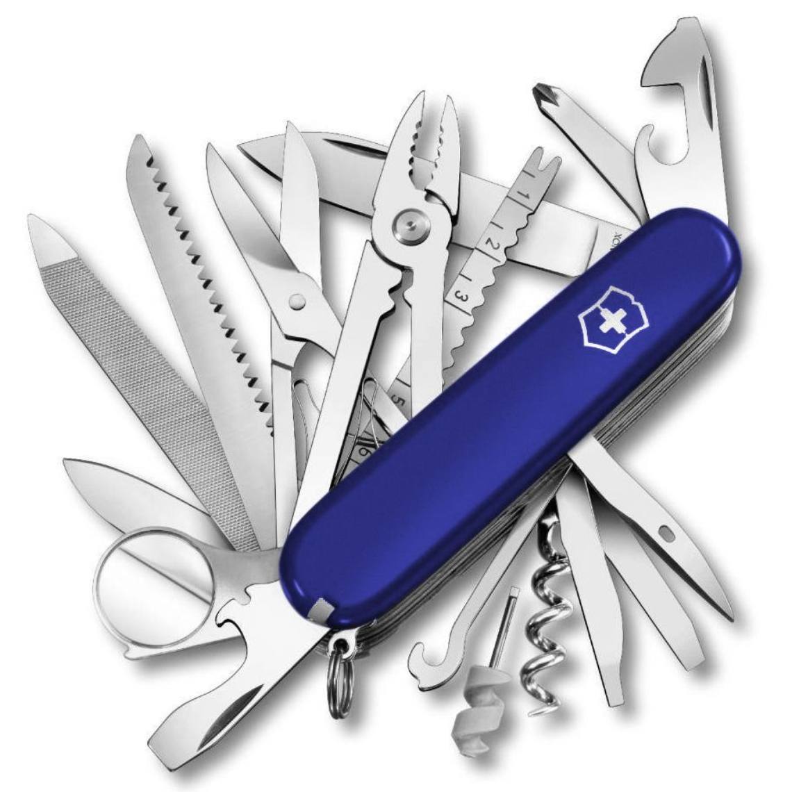 

Нож Victorinox SwissChamp, 91 мм, 33 функции, синий 1.6795.2R