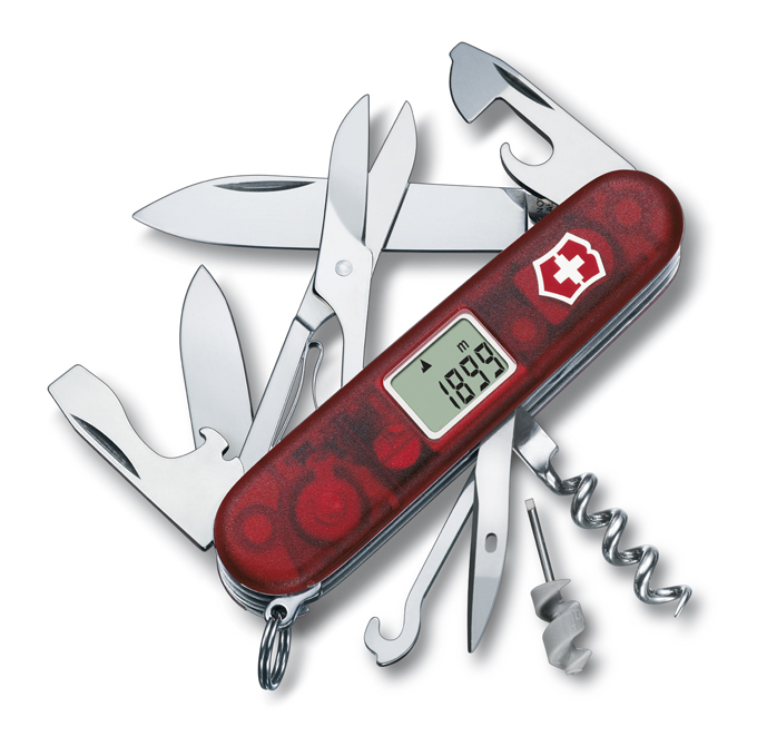 

Нож Victorinox Traveller, 91 мм, 27 функций, полупрозрачный красный 1.3705.AVT