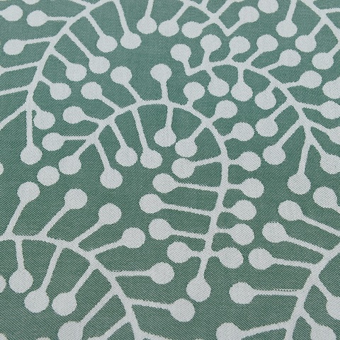 Дорожка из хлопка зеленого цвета с рисунком Спелая смородина, Scandinavian touch, 53х150см Tkano TK21-TR0010