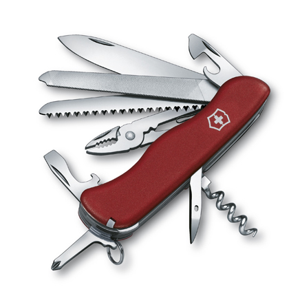 

Нож Victorinox Tradesman, 111 мм, 18 функций, красный 0.9053