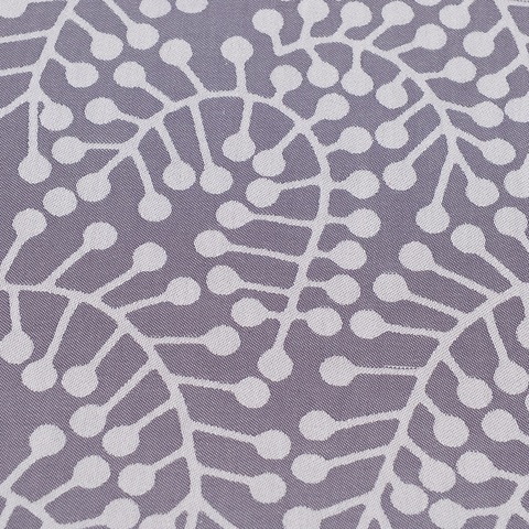 Дорожка из хлопка фиолетово-серого цвета с рисунком Спелая смородина, Scandinavian touch, 53х150см Tkano TK21-TR0011