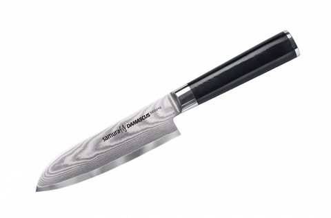 Нож кухонный стальной Сантоку Samura Damascus SD-0092/K