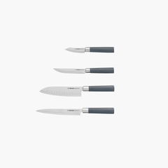 Набор из 4 кухонных ножей с универсальным блоком, NADOBA HARUTO N-723520