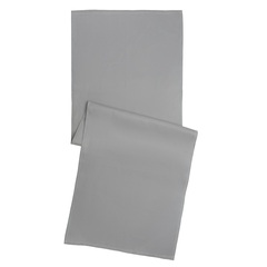 Дорожка серого цвета с фактурным рисунком из хлопка из коллекции Essential, 53х150см Tkano TK21-TR0006