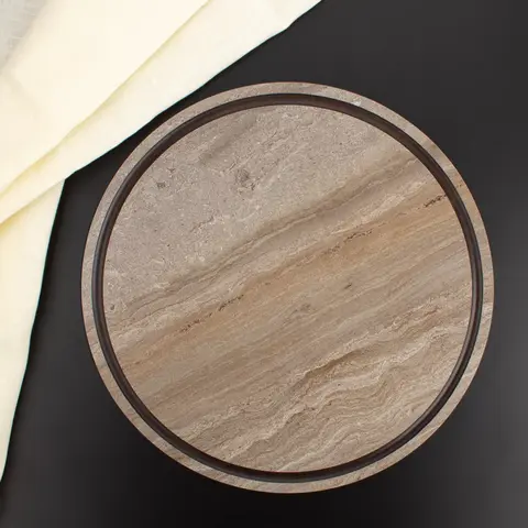 Доска круглая для нарезки и сервировки 24см ComposeEat Fashion арт. DRKJ240406KL6